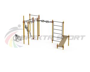 Купить Спортивный комплекс для инвалидов-колясочников WRK-D17_76mm в Ессентуках 